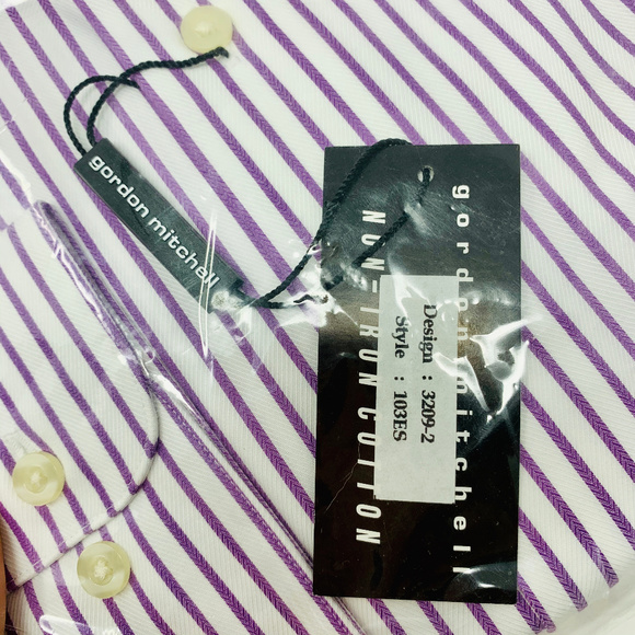 Men's NEW Long Sleeve Sport Shirt 100% Cotton - Picture 3 of 5